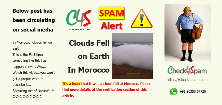clouds fell earth morocco spam