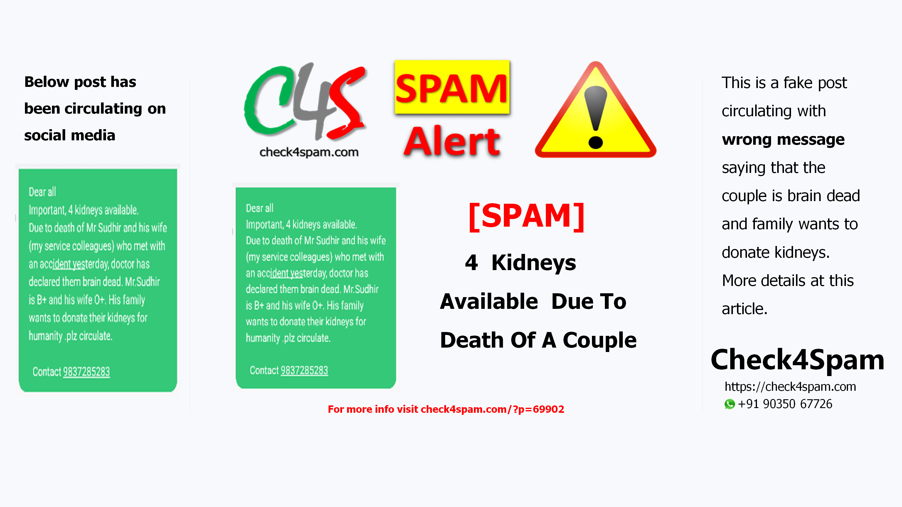 [SPAM] 4 Kidneys Available Due To Death Of A Couple