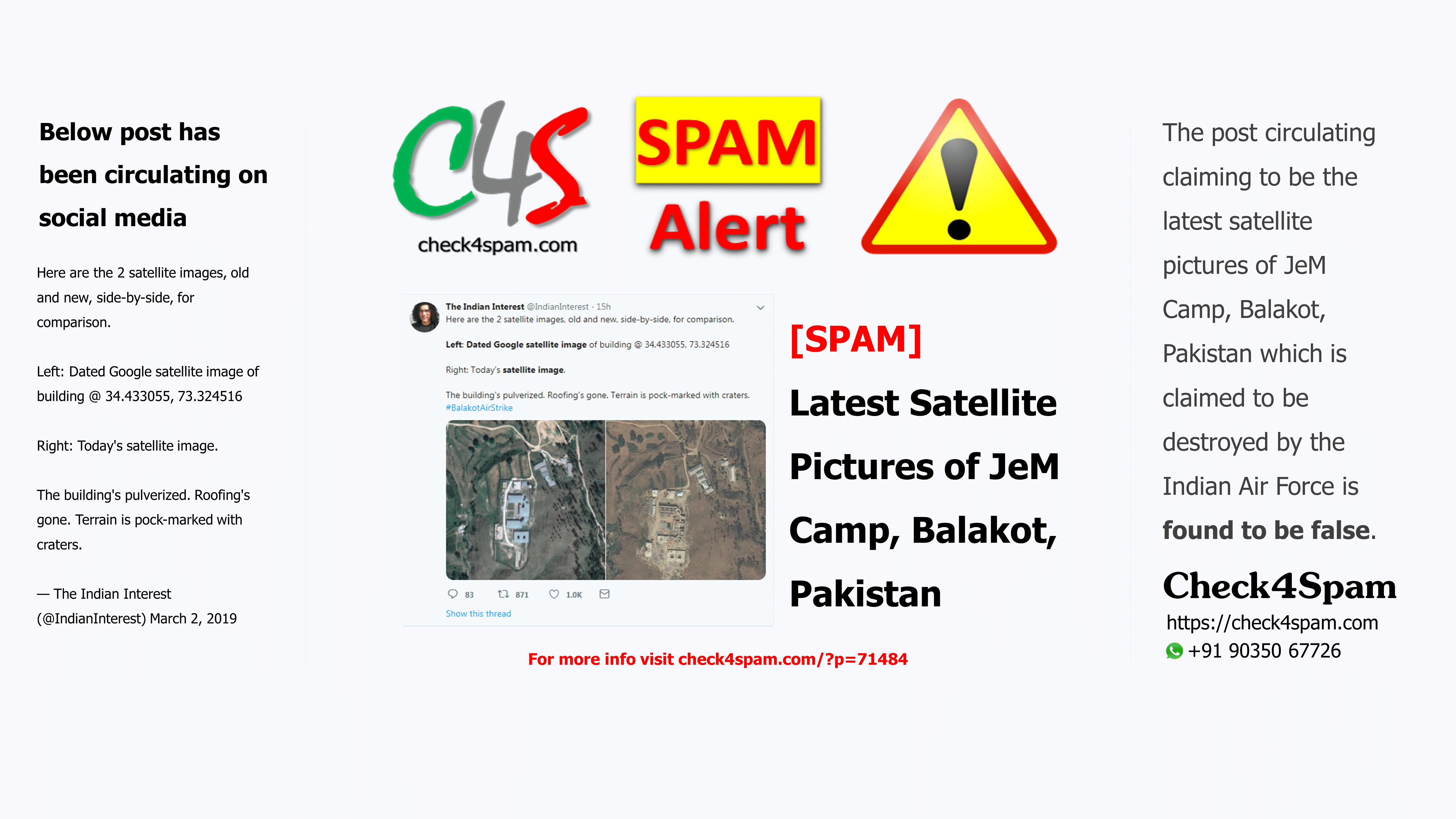 [SPAM] Latest Satellite Pictures of JeM Camp, Balakot