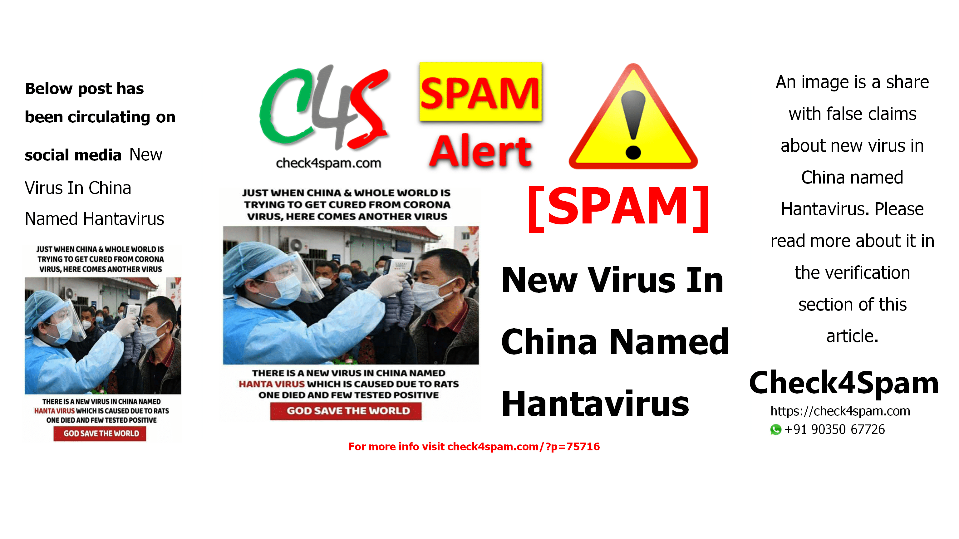 New Virus In China Named Hantavirus