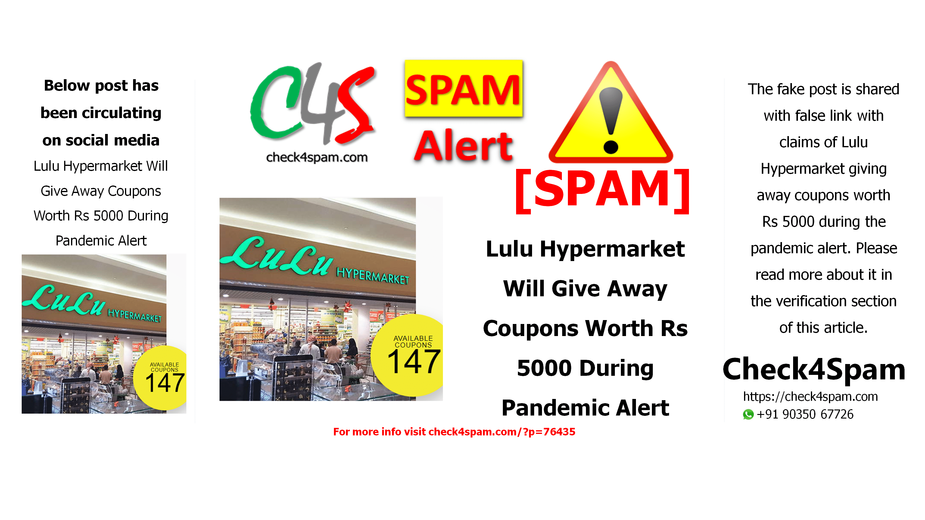 Lulu Hypermarket Will Give Away Coupons Worth Rs 5000 During Pandemic Alert