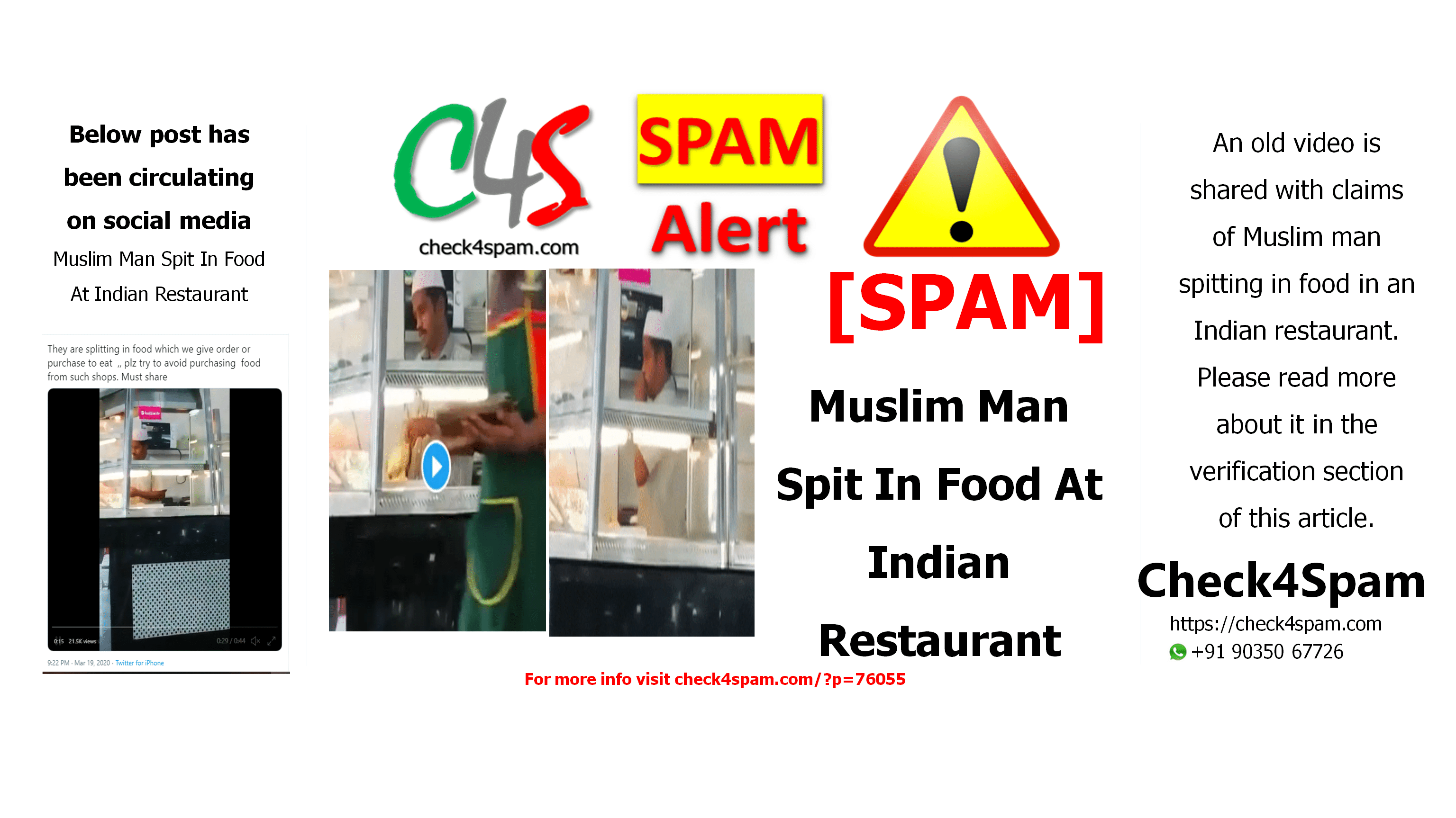 Muslim Man Spit In Food At Indian Restaurant