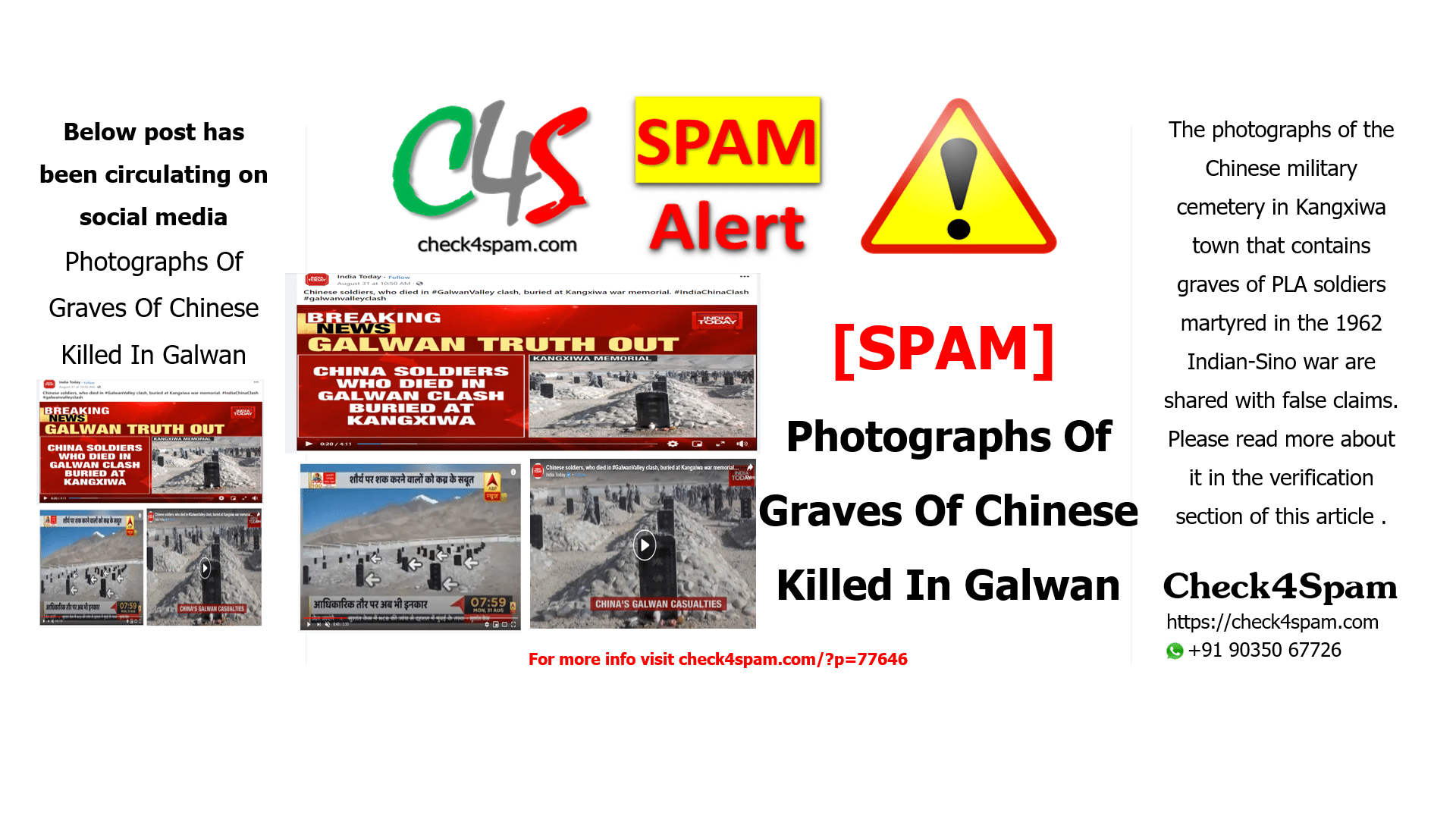 Photographs Of Graves Of Chinese Killed In Galwan