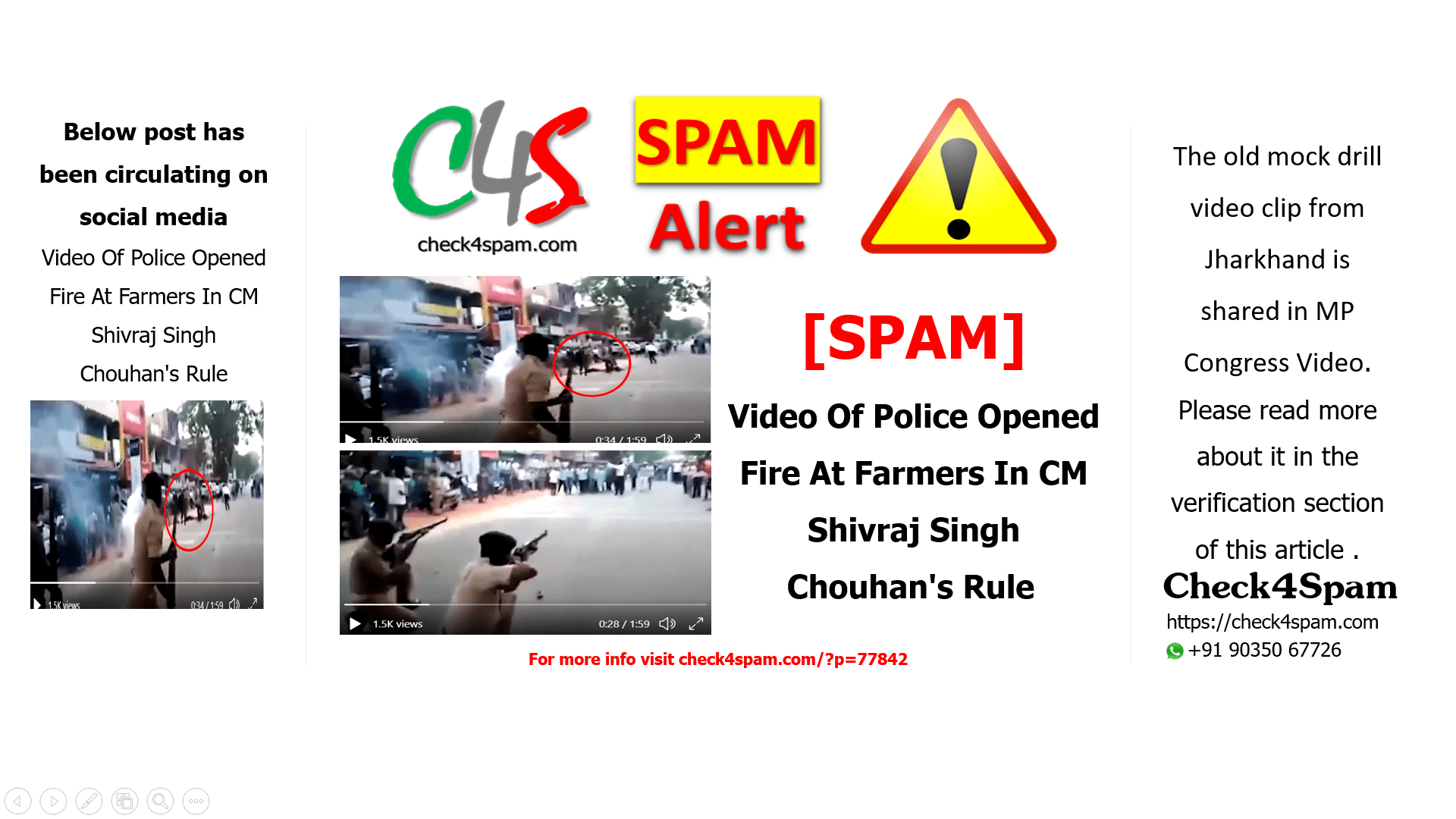 Video Of Police Opened Fire At Farmers In CM Shivraj Singh Chouhan's Rule