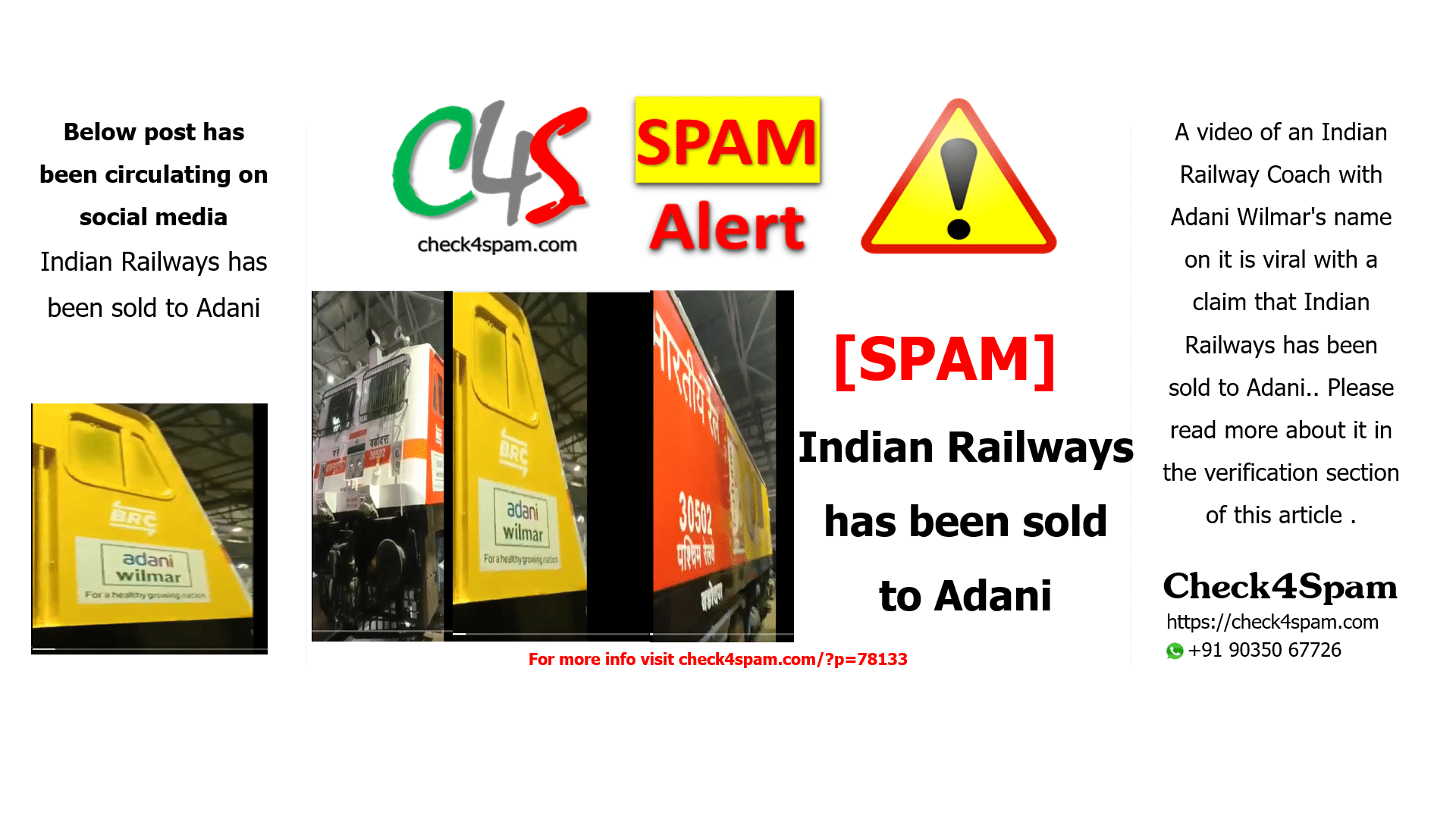 Indian Railways Has Been Sold To Adani