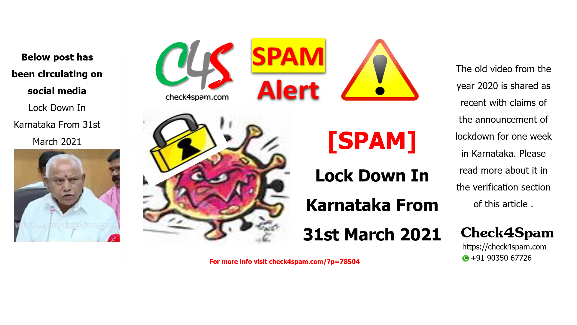 Lock Down In Karnataka From 31st March 2021