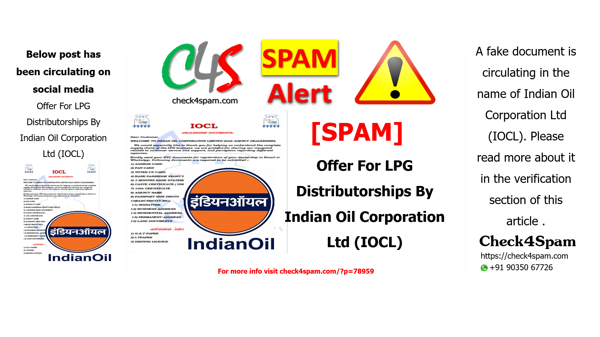 Offer For LPG Distributorships By Indian Oil Corporation Ltd (IOCL)