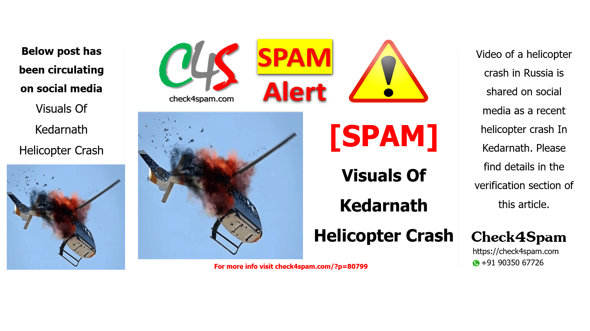 Visuals Of Kedarnath Helicopter Crash