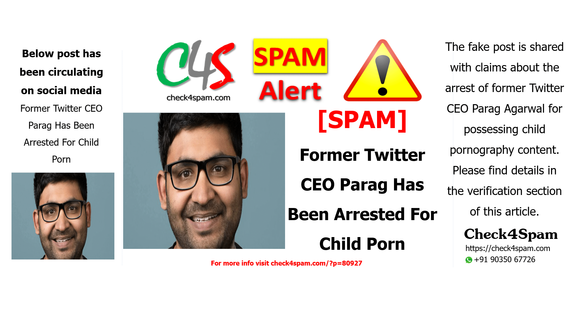 Former Twitter CEO Parag Has Been Arrested For Child Porn