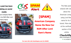 American Company Name Its New Car RAM After Lord Ram’s Name