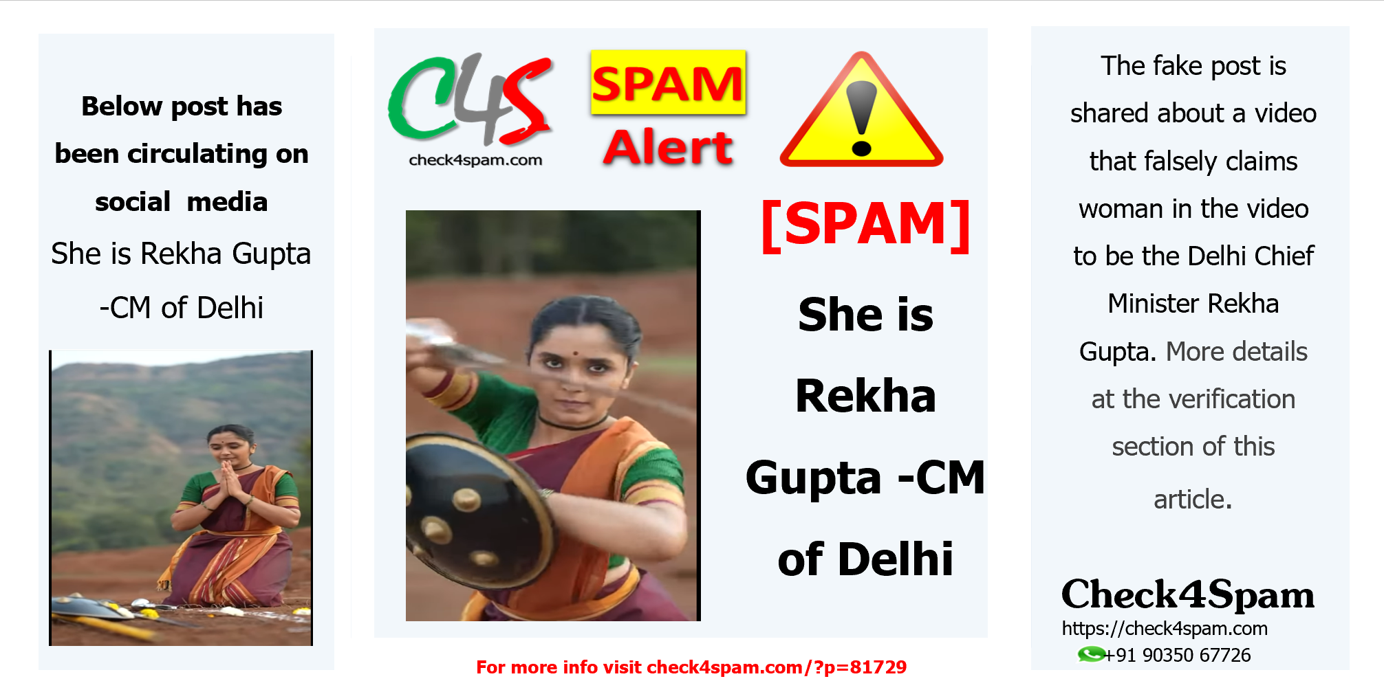 She is Rekha Gupta -CM of Delhi