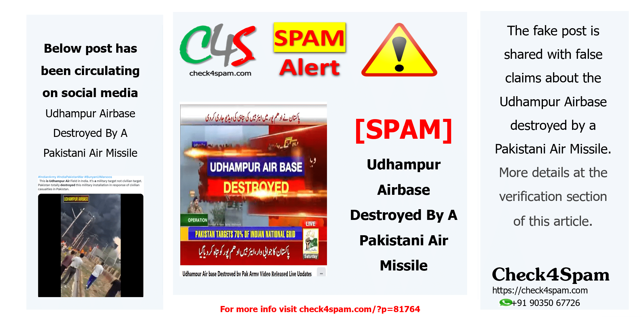 Udhampur Airbase Destroyed By A Pakistani Air Missile