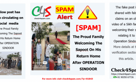 The Proud Family Welcoming The Sapoot On His Return Home After OPERATION SINDOOR